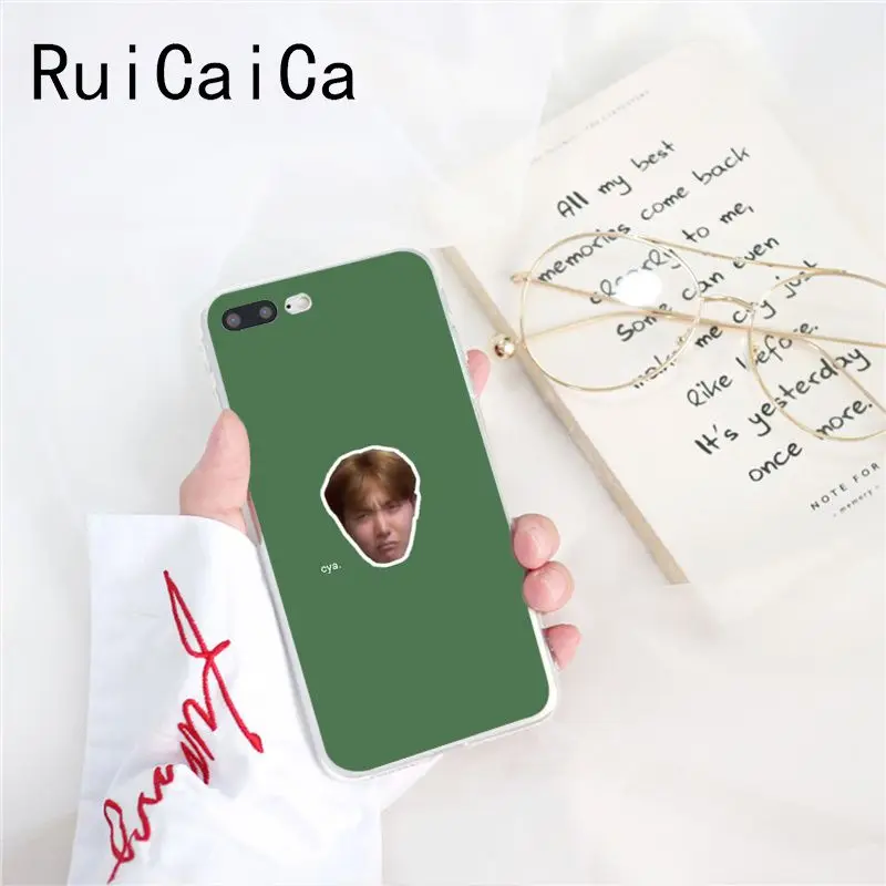 A16 Ruicaica KPOP корейские мальчики Jimin Suga RM Роскошный Уникальный Дизайн чехол для телефона для iPhone 8 7 6 6S Plus X XS MAX 5 5S SE XR 10 - Цвет: A16