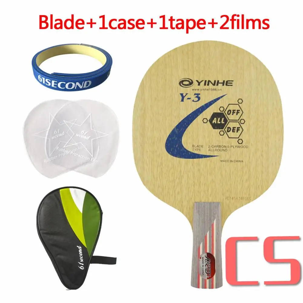 CS with H 1case Yinhe Млечный Путь галактика Y-3 Y3 Y 3 настольный теннис пинг понг лезвие - Цвет: CS with H 1case