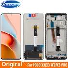 Оригинальный ЖК-дисплей для Xiaomi POCO X3, дигитайзер сенсорного экрана для POCO X3 Pro NFC, запасные части для ЖК-дисплея M2007J20CG, дисплей