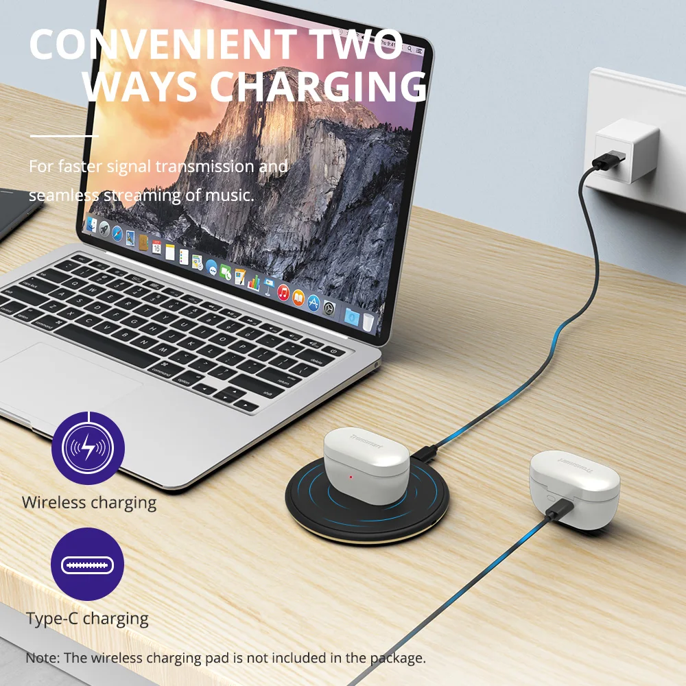 Беспроводные наушники Tronsmart Apollo Air + ANC с поддержкой Bluetooth 5 2 активным