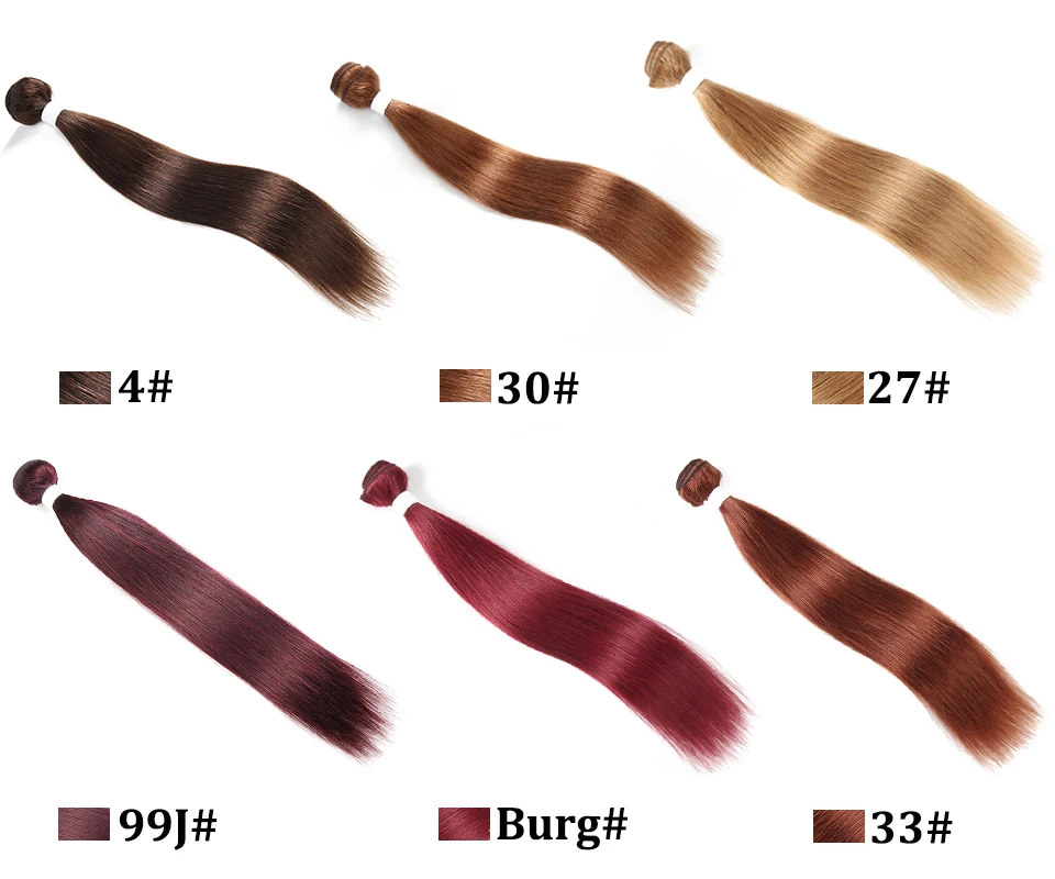 Ali queen Волосы бразильские волосы remy плетение пряди#613/#4/#33/#30/#27/# 99J/# Бург прямые человеческие волосы для наращивания