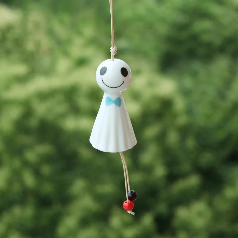 Ветровой звонок с орнаментами керамический колокольчик солнечная кукла