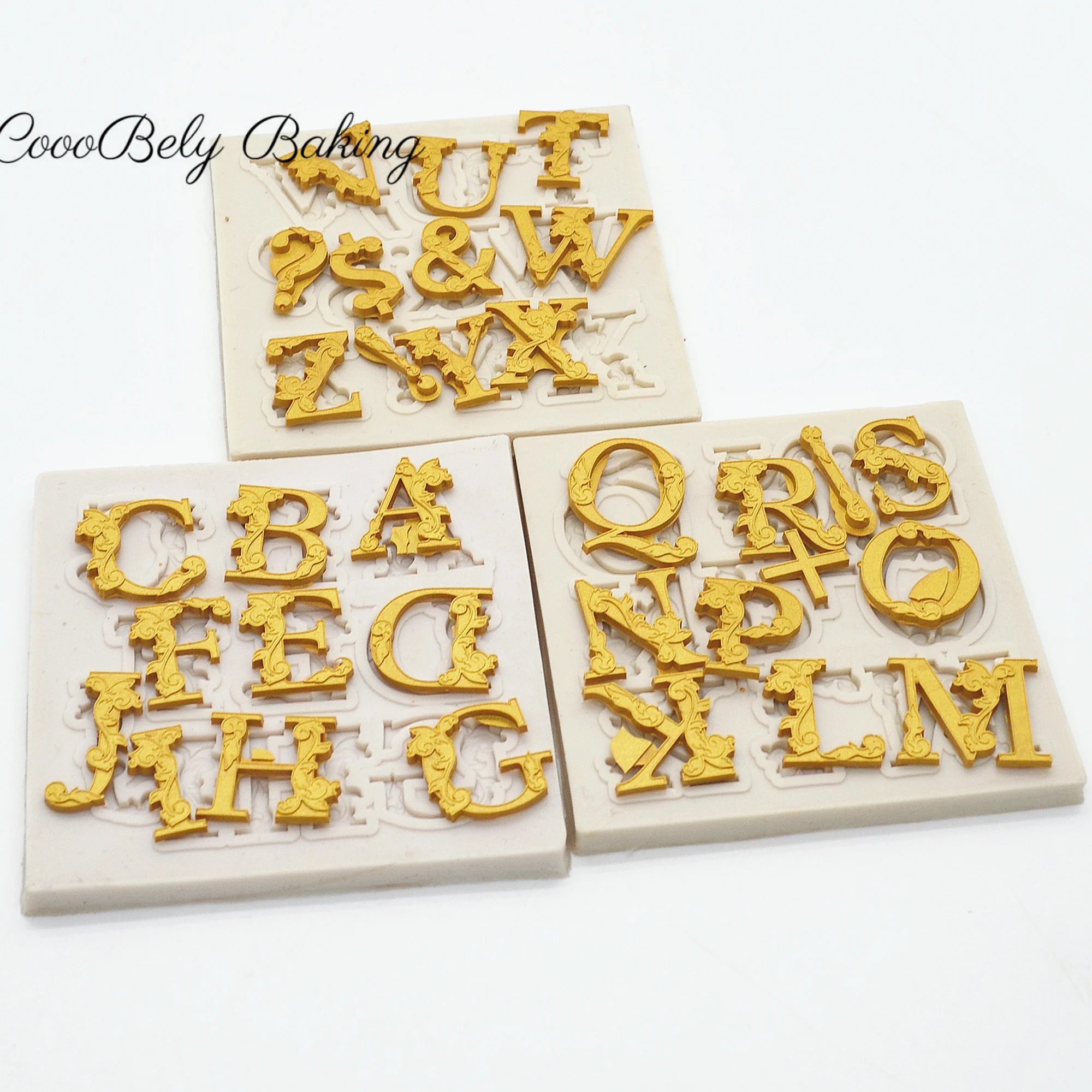 3 шт. силиконовые формы для выпечки с надписью на английском языке |