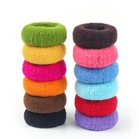 colorful wide hair scrunchie elastic hair rubber bands ring for women girls headwear ponytail holder hair accessories