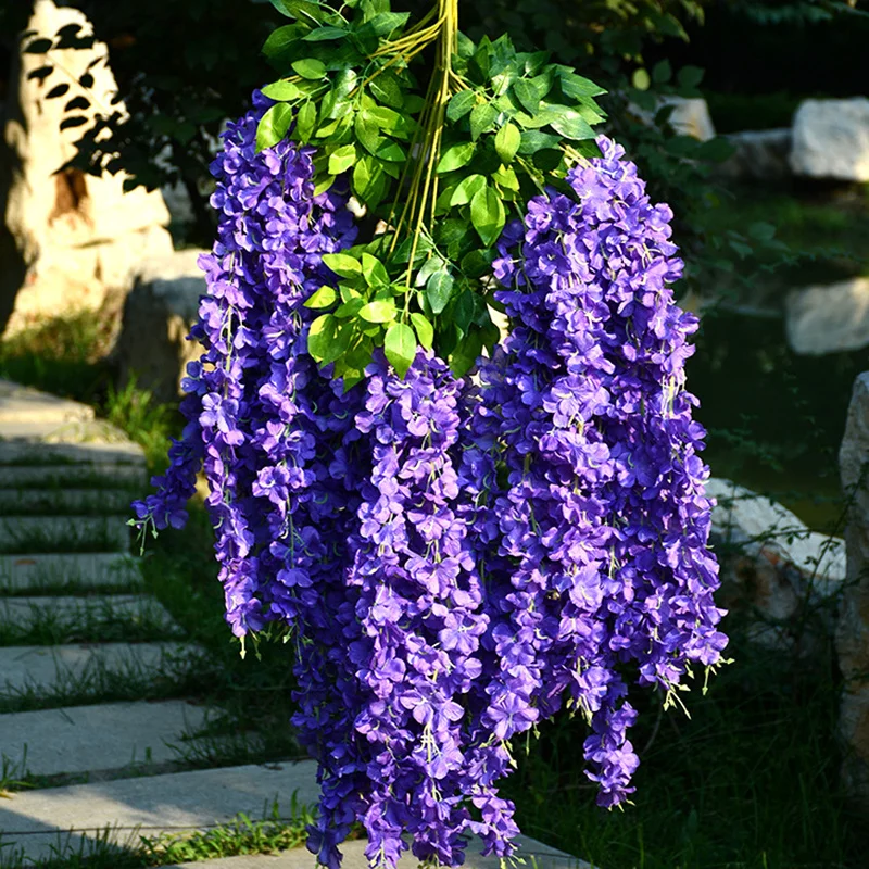 12 шт. белые свадебные цветы из ротанга для невесты Гирлянда свадьбы декор