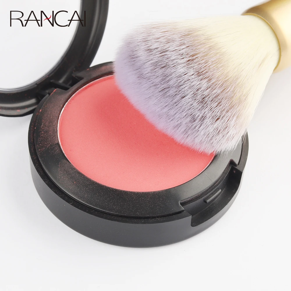 RANCAI 1 шт шампанского отдельные Кисточки для макияжа тональный порошок консилер с