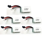 Аккумулятор JJRC H8C, H8D, 7,4 В, 650 мА  ч, 5 шт.лот, запасные части для дрона Lipo H8C, H8C-10, DFD F183 (в наличии)