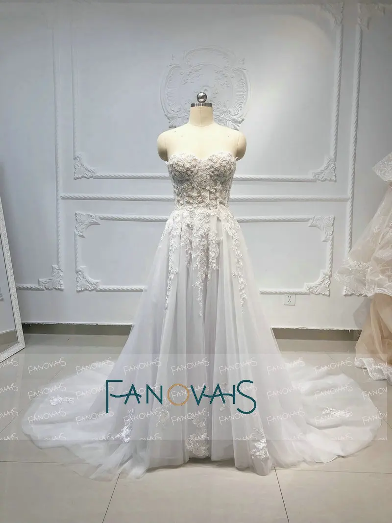 Пляж бохо свадебные платья бисером Кристалл кружева Vestido de Novia Longo gelinlik vestido casamento robe de mariee