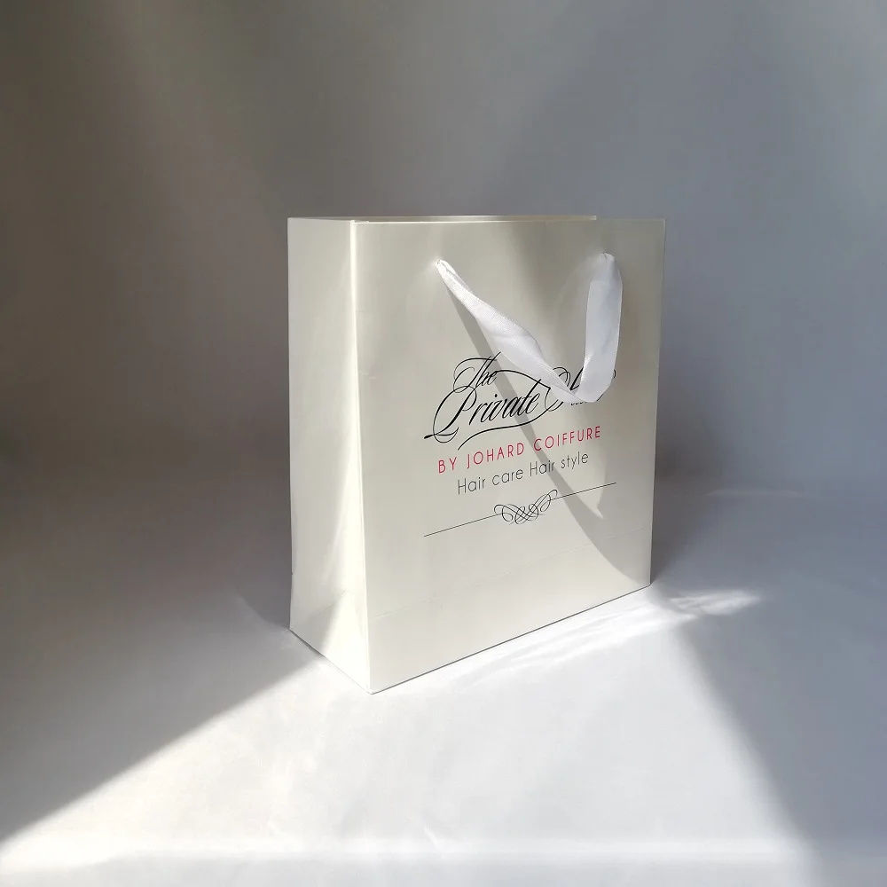 1000 шт./лот многоразовый индивидуальный бумажный пакет с ручками в подарок для