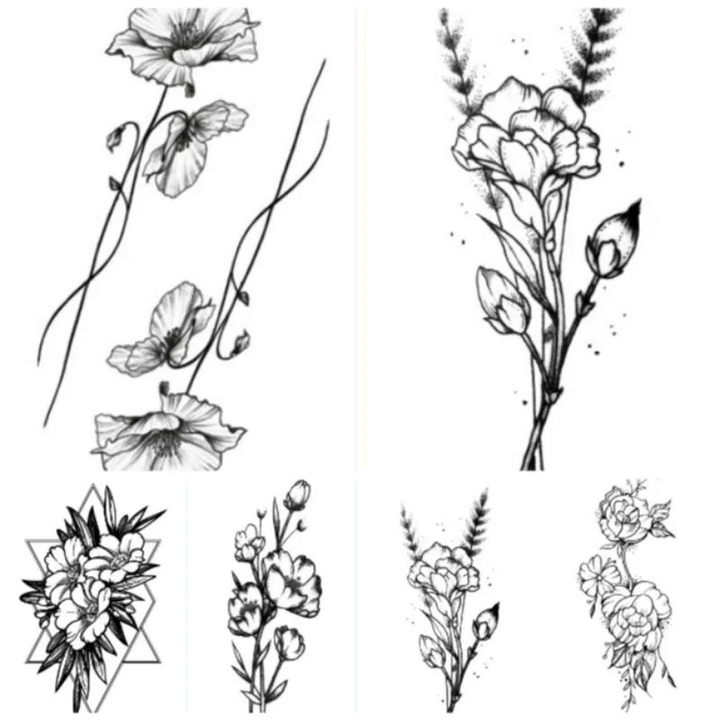 5 шт. татуировки для кошек каваи мужчин и женщин вечерние временные боди-арт