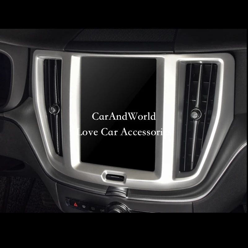 Для Volvo XC60 2018 внутренний центральный контроль дисплей навигационная коробка