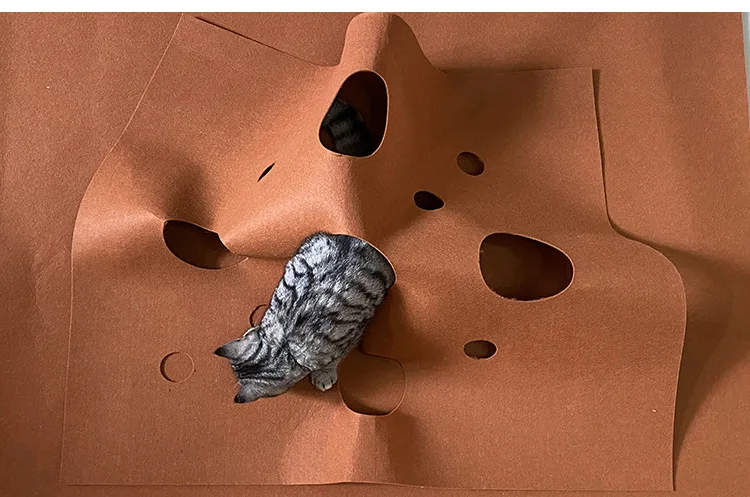 Коврик для кошек складной противоскользящий