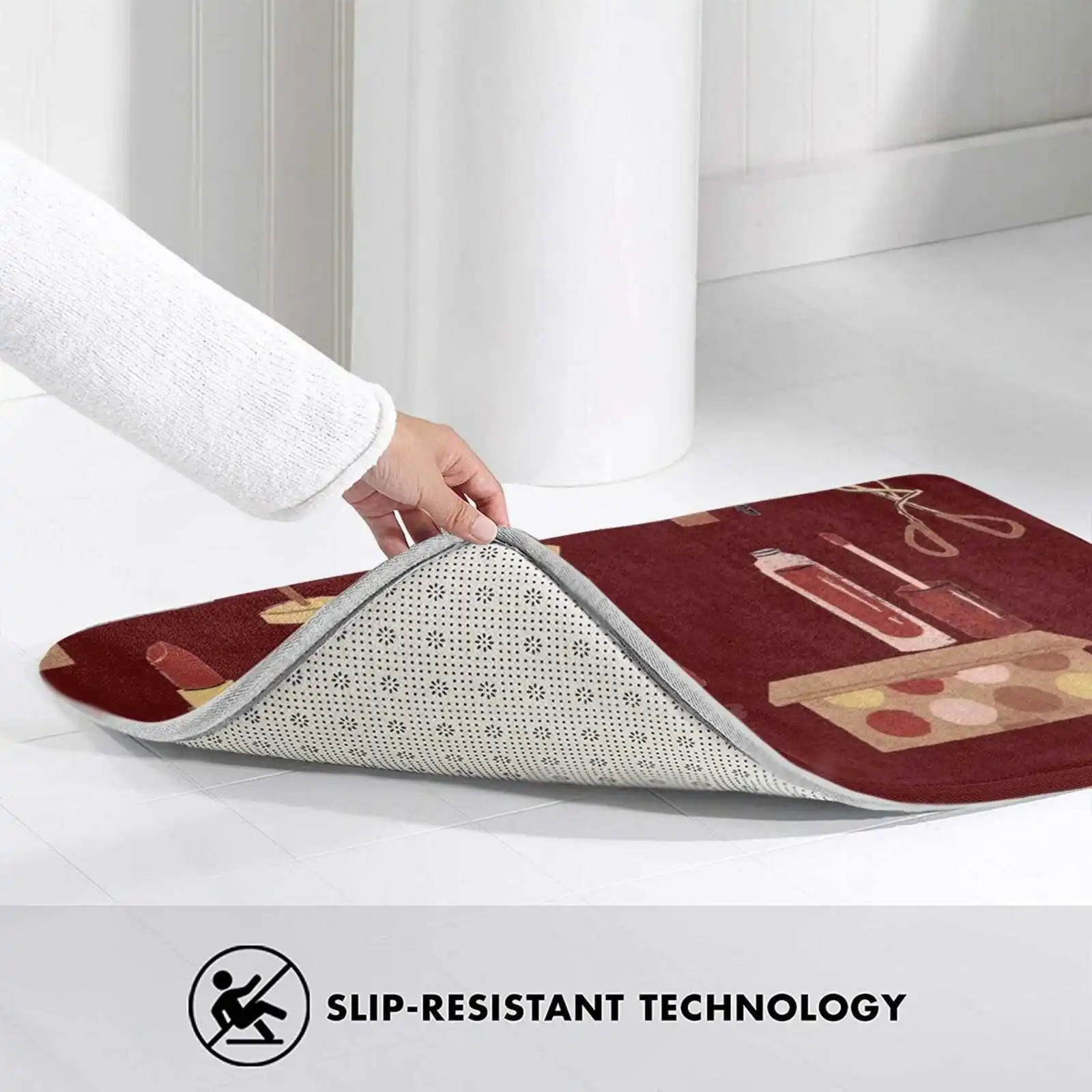 Коллекция наклеек для макияжа 3D товары дома коврик ног косметика губная помада |