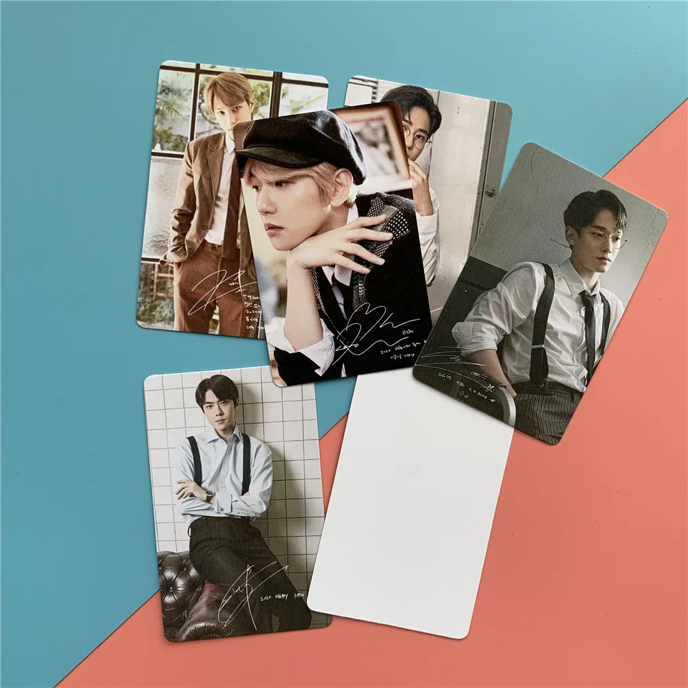 

KPOP EXO SEASON'S GREETINGS BAEKHYUN SEHUN KAI Photo Cards Set 6 Cards EXO-L Fans Collection
