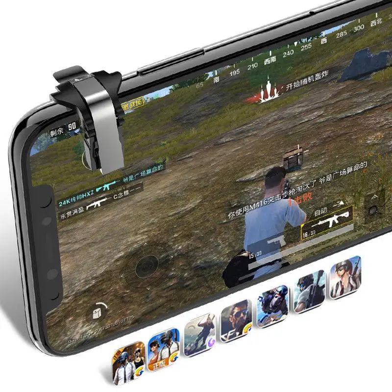 DishyKooker PUBG шутер контроллер триггера противопожарный кнопочный мобильный телефон