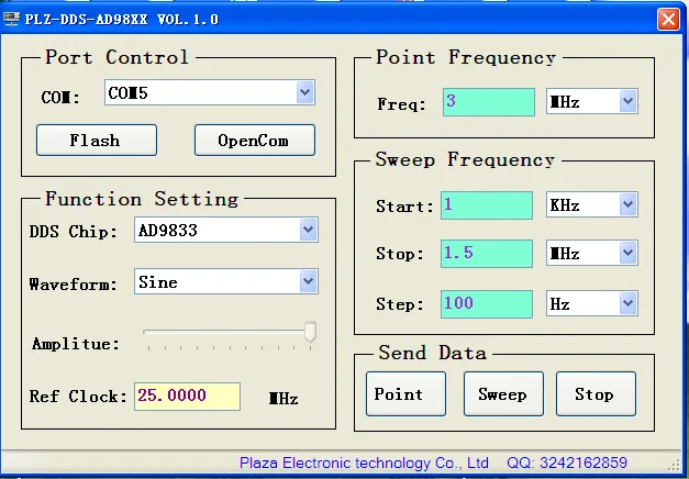AD9833 генератор сигналов DDS источник сигнала Синусоидальная треугольная волна