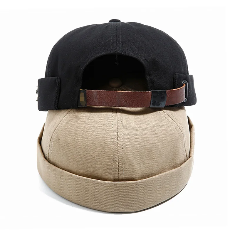Модная Мужская Уличная Повседневная Байкерская Кепка Docker Sailor Beanie Brimless унисекс