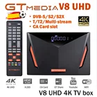 Спутниковый ресивер Gtmedia V8 UHD DVB S2, поддержка Wi-Fi, H.265 DDVB-SS2S2X + TT2CableATSC-CISDBT PK V8X V8 POR2