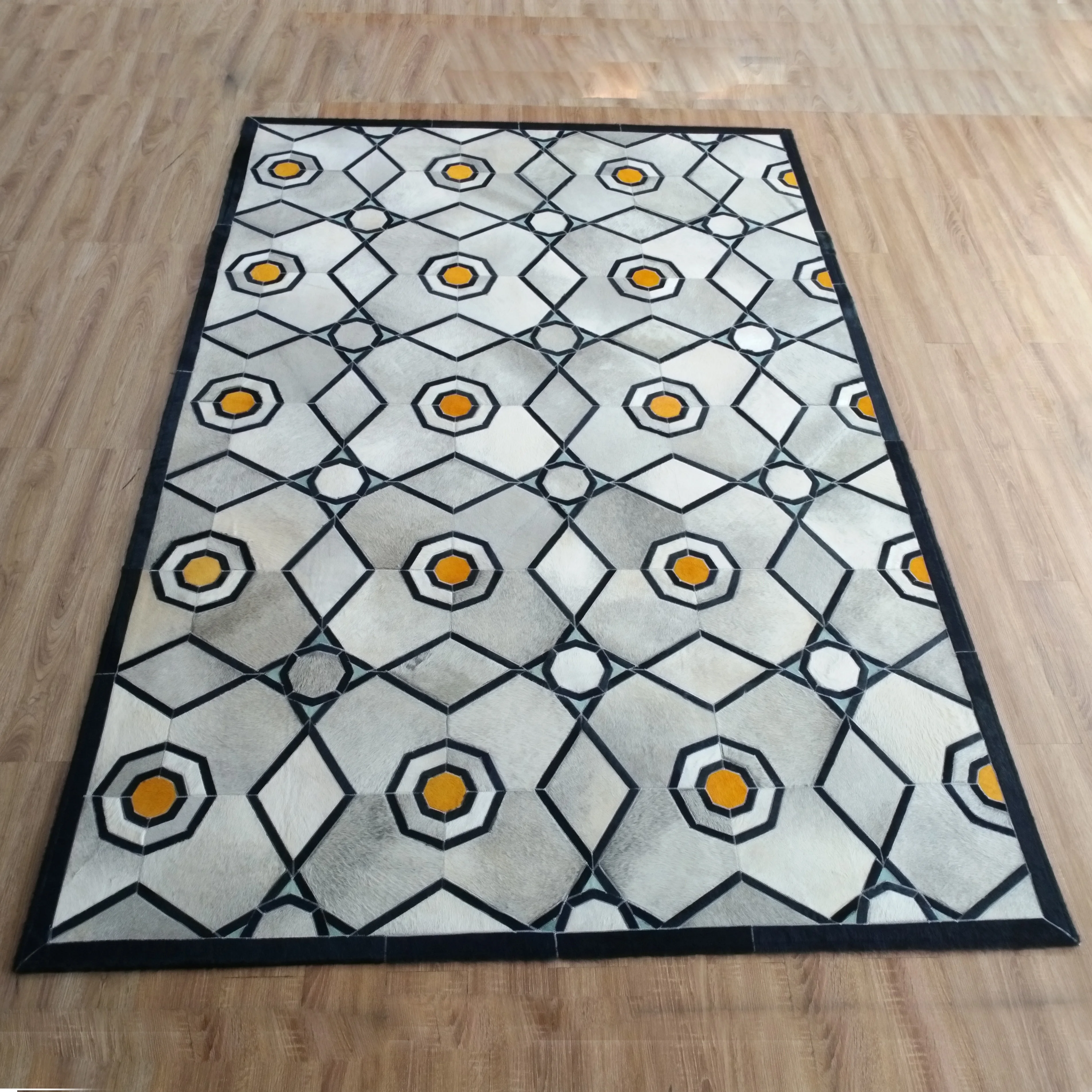 Китайский завод оптовая продажа нескользящий ковер из натуральной коровьей кожи