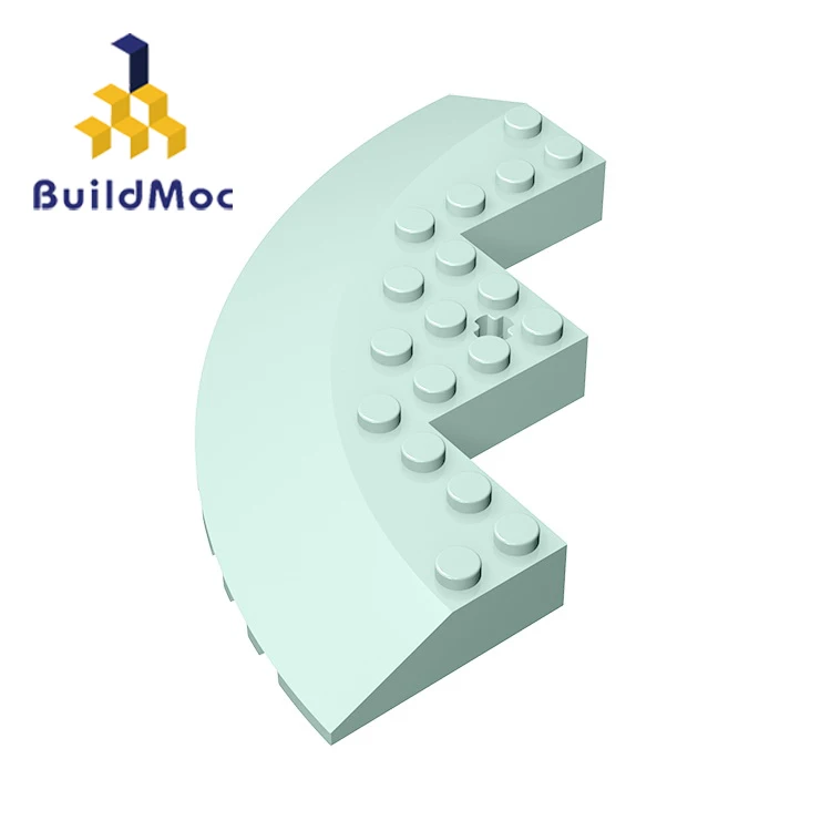BuildMOC Собирает Частицы 58846 кирпича круглый угол 10x10 для строительных блоков детали