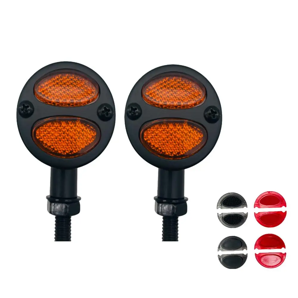 

Motorcycle Turn Signals Universal 12V Motorcycle Turn Signal Indicator Light Front Back LED Light Blinker Flash Motorcycle Lamp