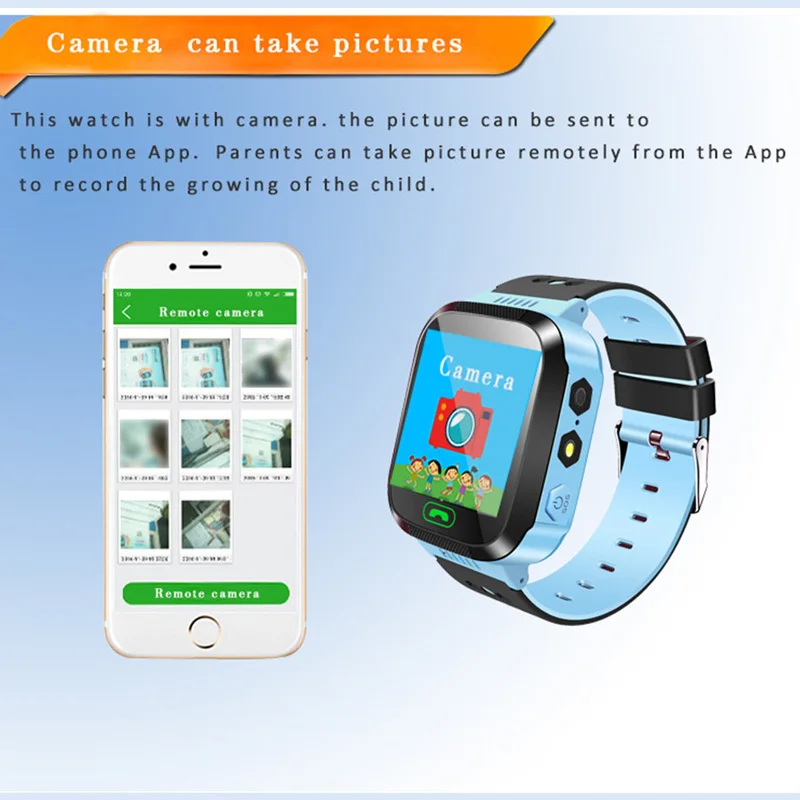 Q02 Children Smart Watch Camera Lighting Touch Screen SOS Call LBS Tracking Location Finder Kids Baby kids pk Q529 | Электроника