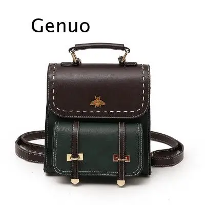 

Women Backpack Quality Vintage Leather Preppy Female Backpack School College Backpack Travel Bag
