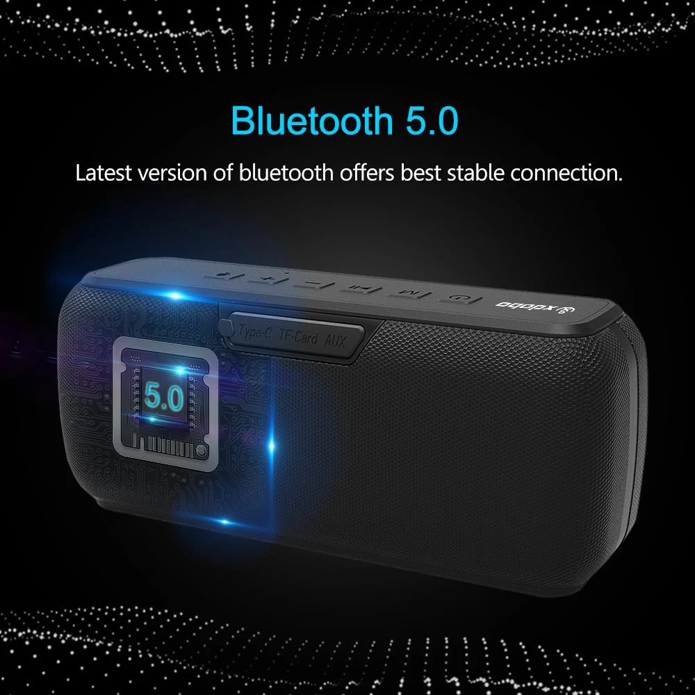 XDOBO X7 50 Вт Bluetooth-совместимый динамик BT5.0 Портативный аудиоплеер IPX5