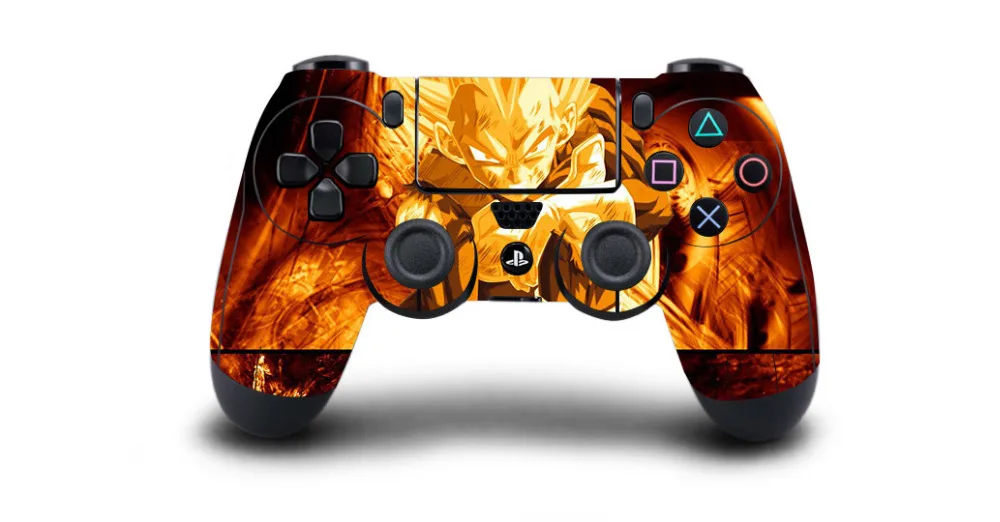 Dragon Ball защита для кожи наклейка для Playstation 4 PS4 Pro тонкий контроллер наклейка аксессуары с Литт наклейка для бара