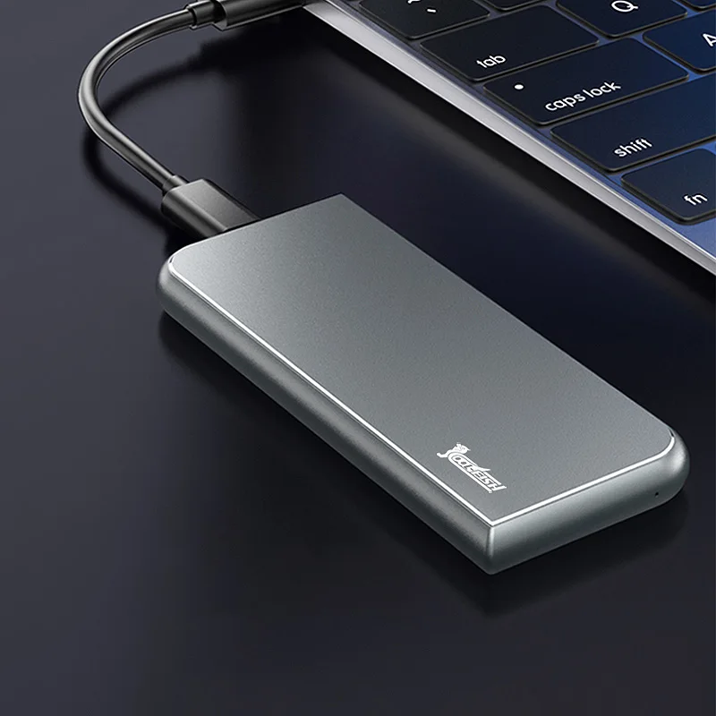 

COOLFISH External Hard Drive M.2 NVME 256GB SSD Type C 3.1 Solid State Drive / Mobile Hard Drive for Phone /Laptop / Smart TV