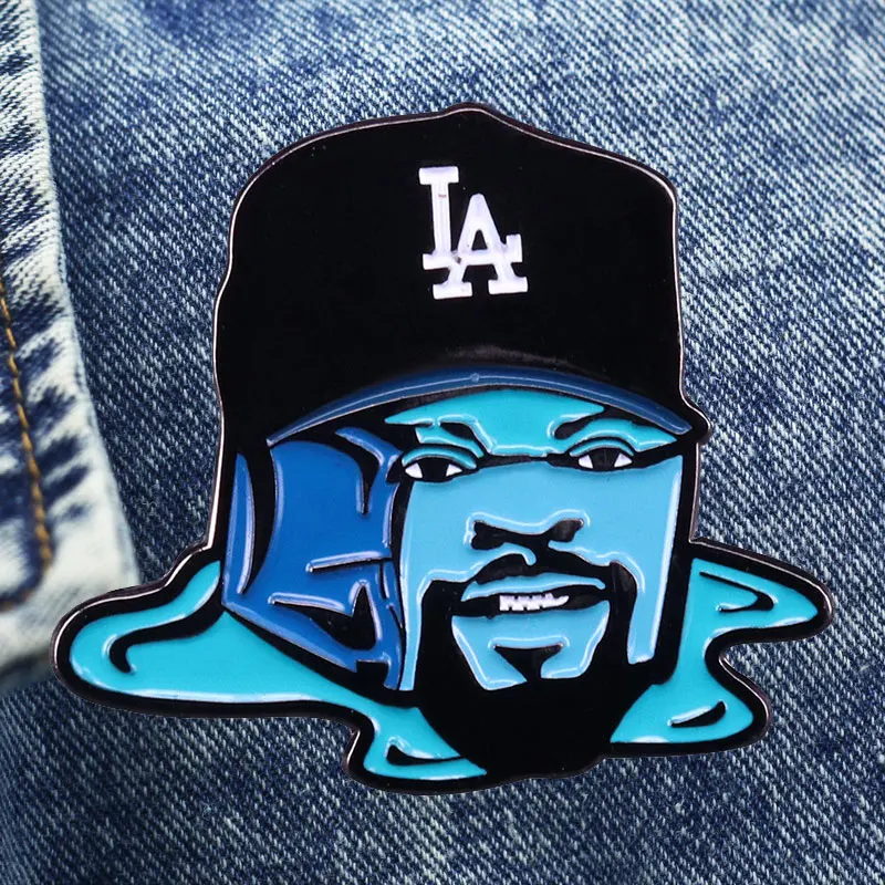 Металлическая эмалированная брошь Los Angeles Dodgers значок на лацкан для куртки