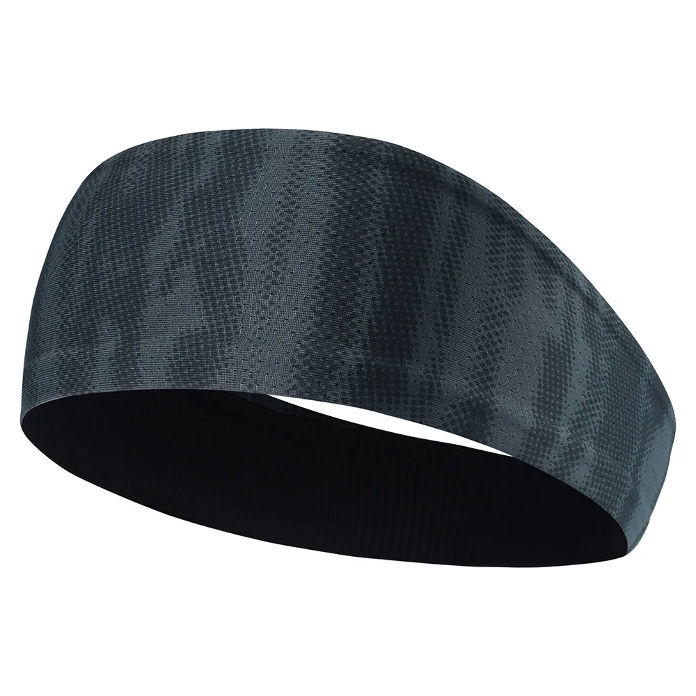 02 Elastic Men Headband Hairband Soft Sweatband Stretchy Headwear Bicycle Yoga Sport Moisture Wicking Hair Accessories Women Girls - Цвет: 02