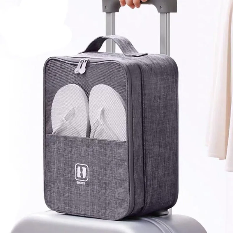 

New Japanese Style Outdoor Travel Shoe Bag Household Shoes Dustproof Storage Bag Portable Travel Trolley Case Bag Multiple Color