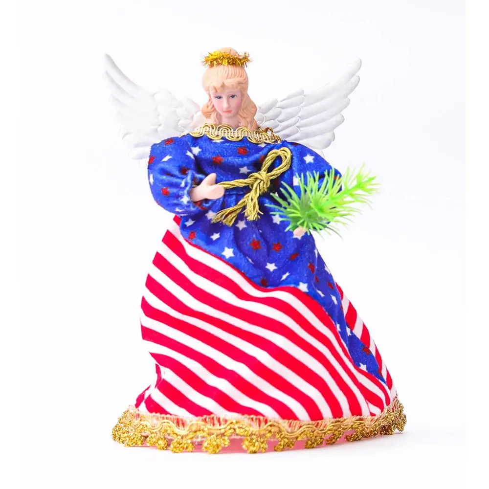 

American Independence Day Freedom Female Angel Doll Pendant Independence Day Small Gift Distribution Commemorative Pendant