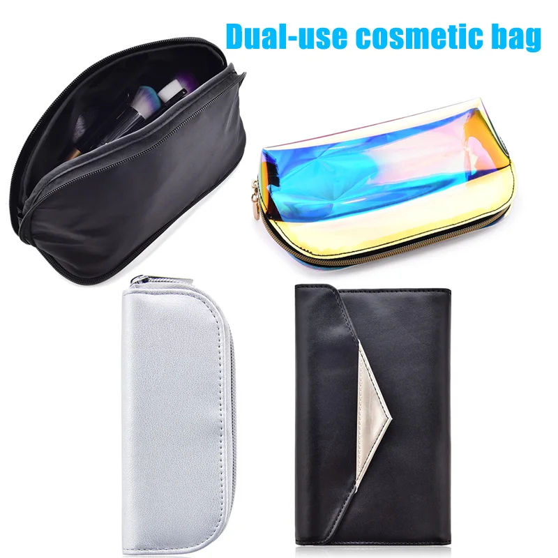 Dual-use Cosmetic Bag Makeup Brush Eyebrow Pencil Lipstick Air Cushion K-BEST | Багаж и сумки