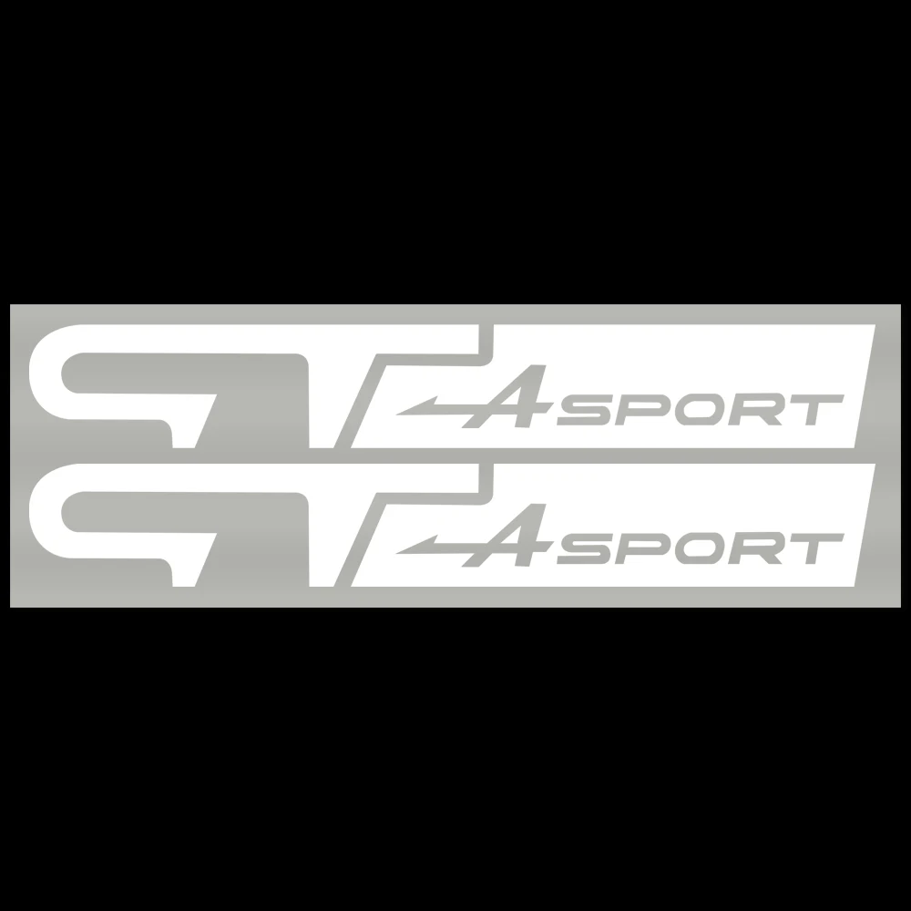 Виниловая наклейка GT Sport с эмблемой логотипом на боковой части автомобиля крыло