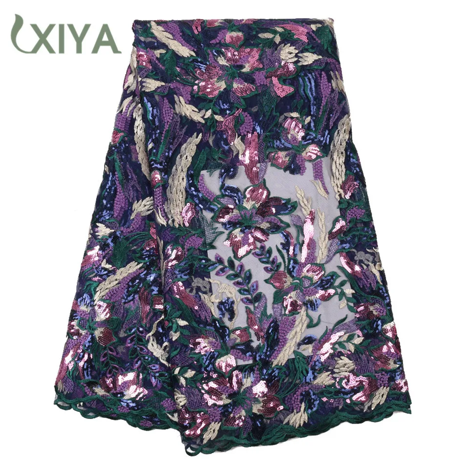 Вышивка африканская блестящая кружевная ткань 2020 высокое качество нигерийская