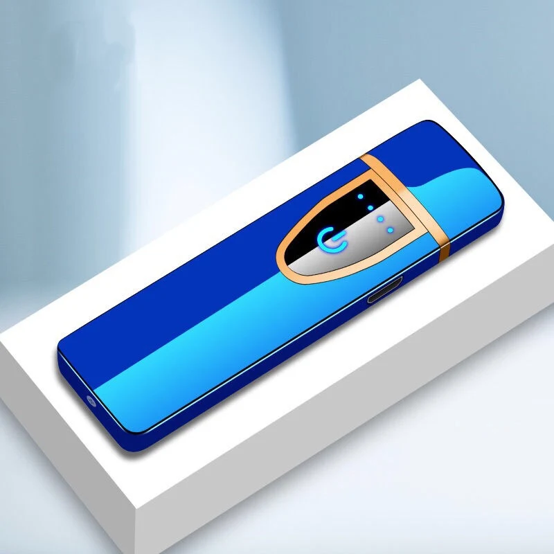 Бизнес Стиль Зарядка электрическая электронная USB Зажигалка плазменная зажигалка подарок для курения сигаретные инструменты перезаряжаемая
