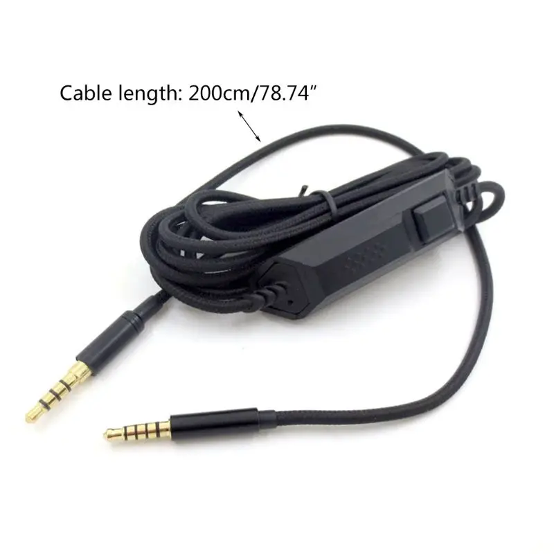 

Replacement Audio Cable Headphone Cord Line for Logitech G433 G233/G Pro/G Pro X Headset