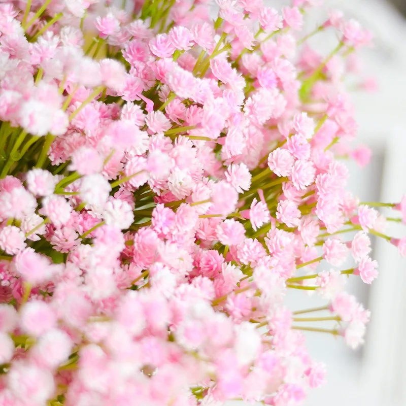 7 веток Gypsophila шелк искусственный цветы букет из искусственных цветов для дома