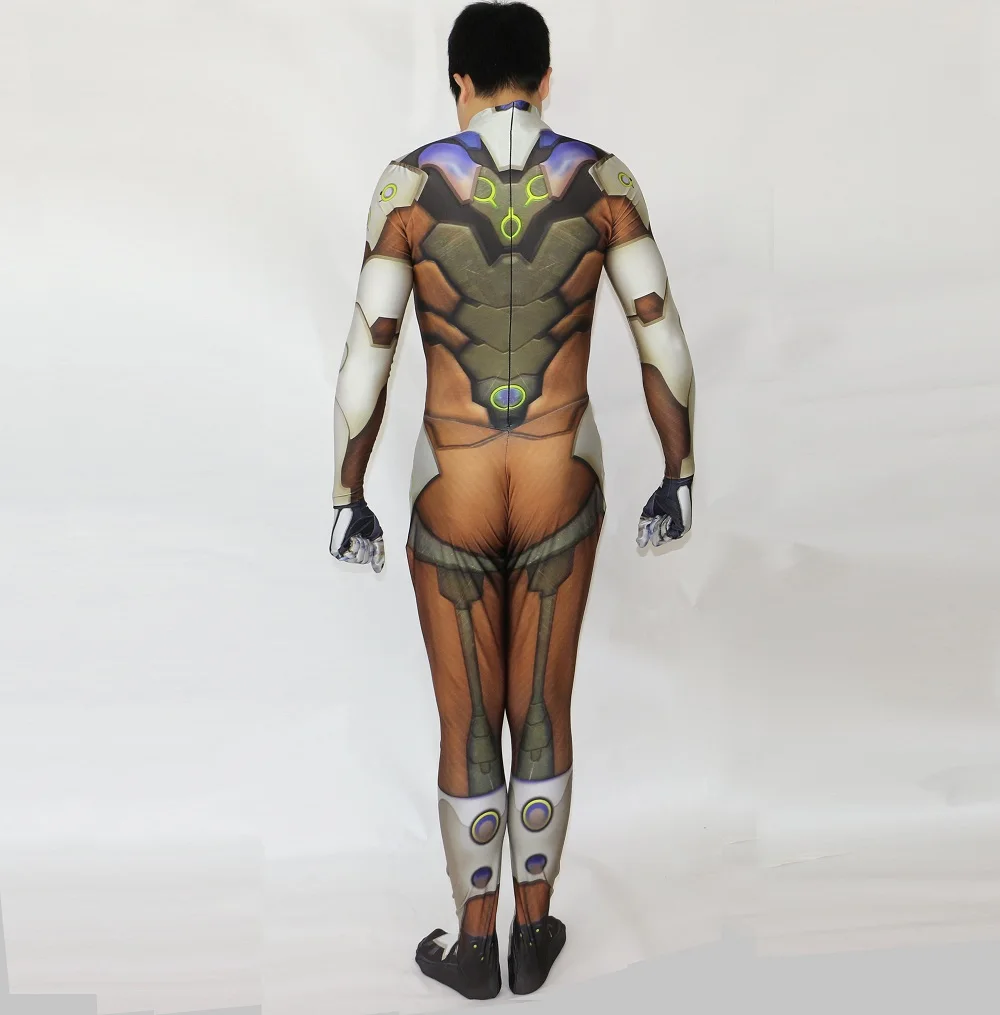 

Halloween Saints' All Hallows' Day Overwatch Genji Cosplay Costumes jumpsuit tights adults/children/kids