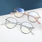 Простые ретро круглые очки с защитой от синего света модные маленькие свежие очки японское плоское зеркало