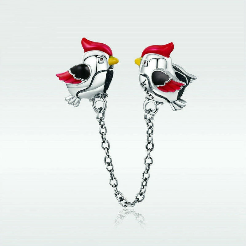 

Silver Chick Bead Pendant Charms Fit Women Beads Bracelets Jewelry Gift