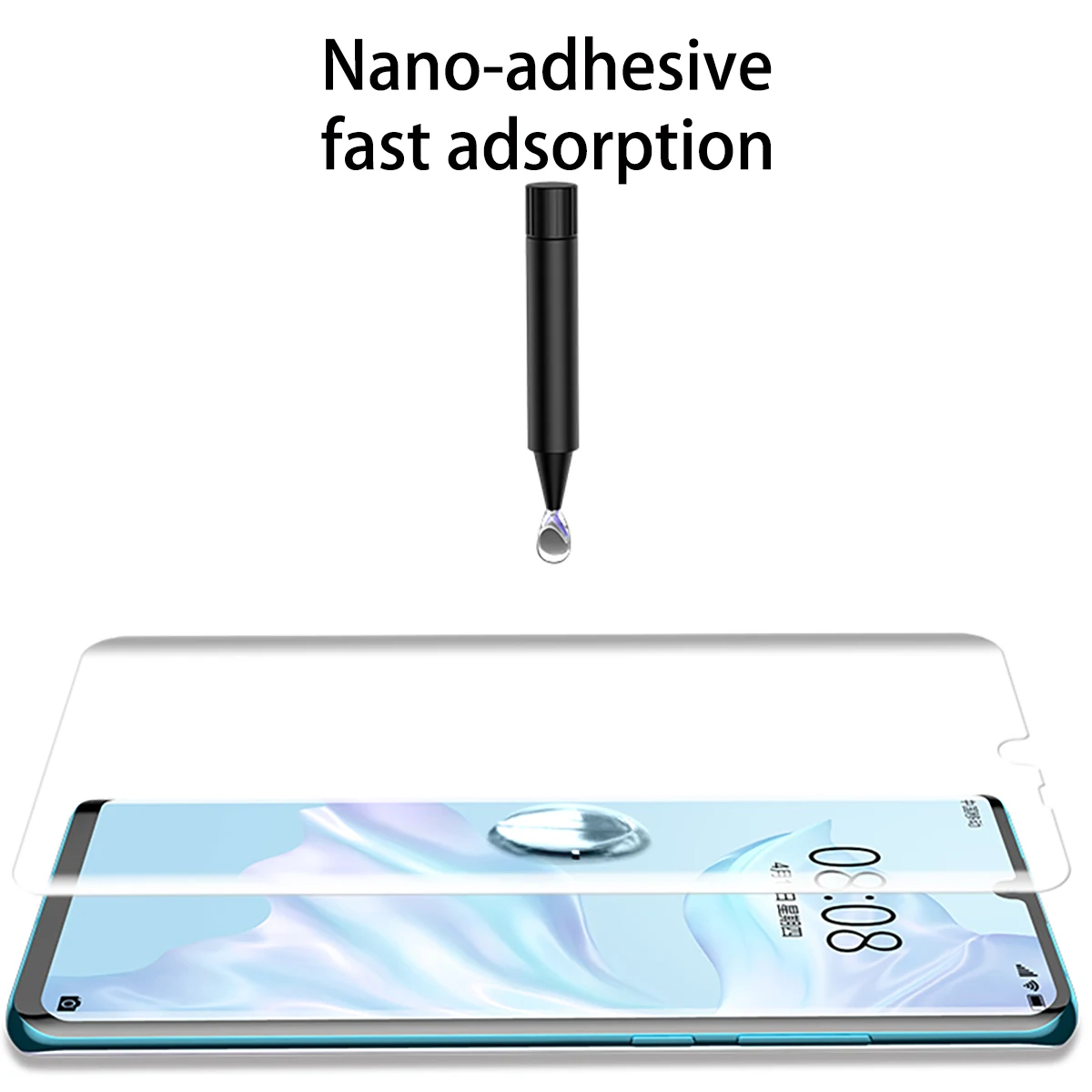 Прозрачное изогнутое жидкое ультрафиолет закаленное стекло для huawei P30 pro P30 P20 pro P20 lite mate 20 pro mate lite защита экрана