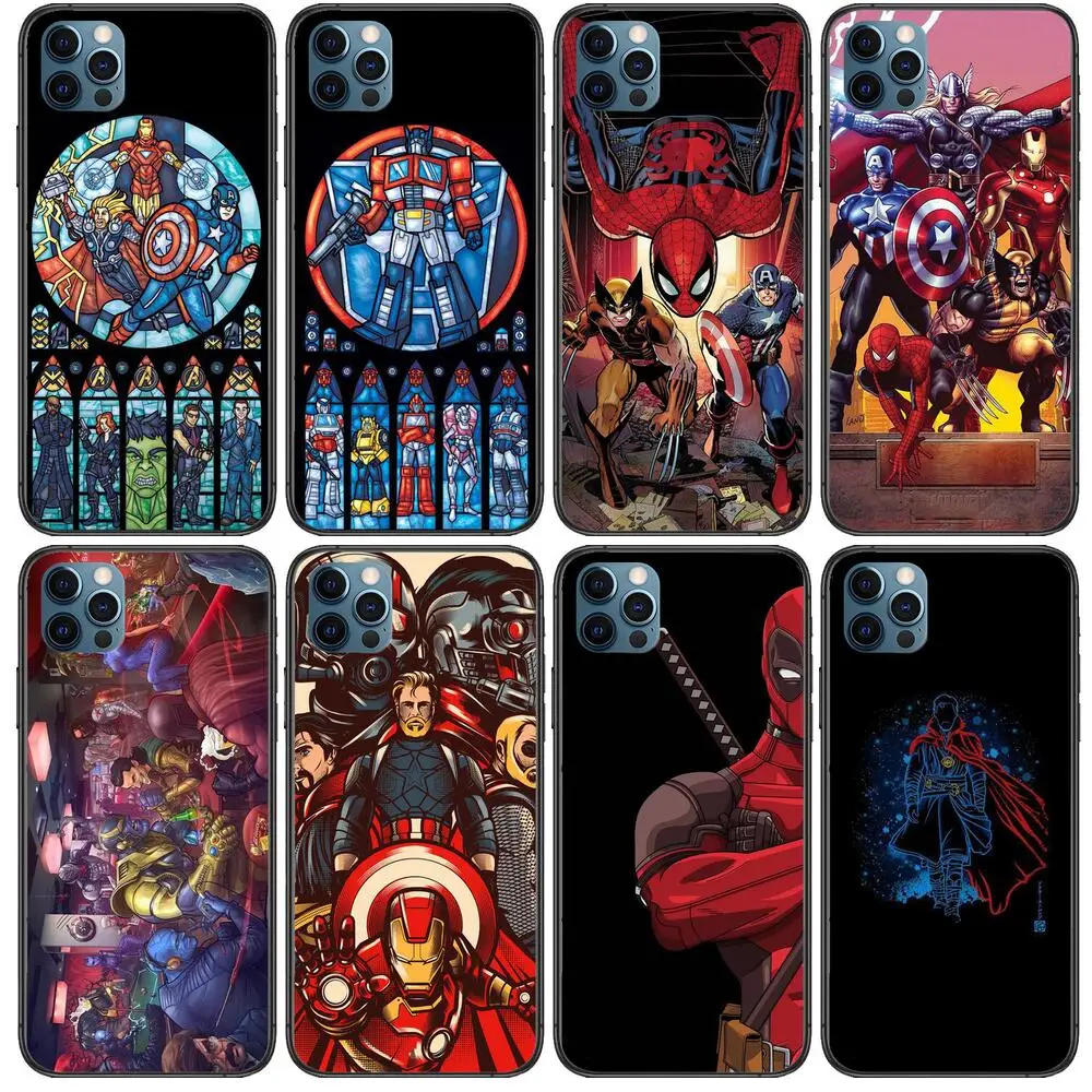 

Captain Spiderman USA For phone case iphone 11 cases for women iphone 11 pro max cases for girls 12 iphone case phone cases