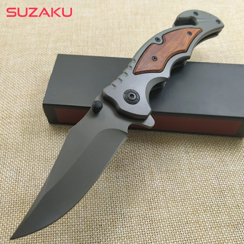 

8.2'' Damascus tactical Folding Pocket Knife Multi-function Portable Outdoor Fruit Cutter Practical Camping Tactic Survival Tool