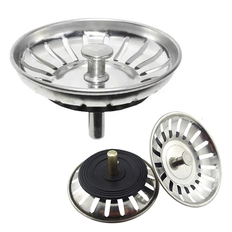 Пробка-фильтр для раковины из нержавеющей стали кухонный сетчатый фильтр ванная