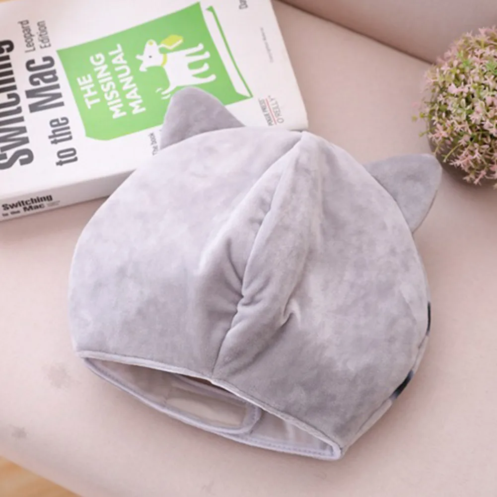 

Cartoon Animal Cat Cosplay Full Head Mask Fleece Cat Cap Hat Gift Accessories