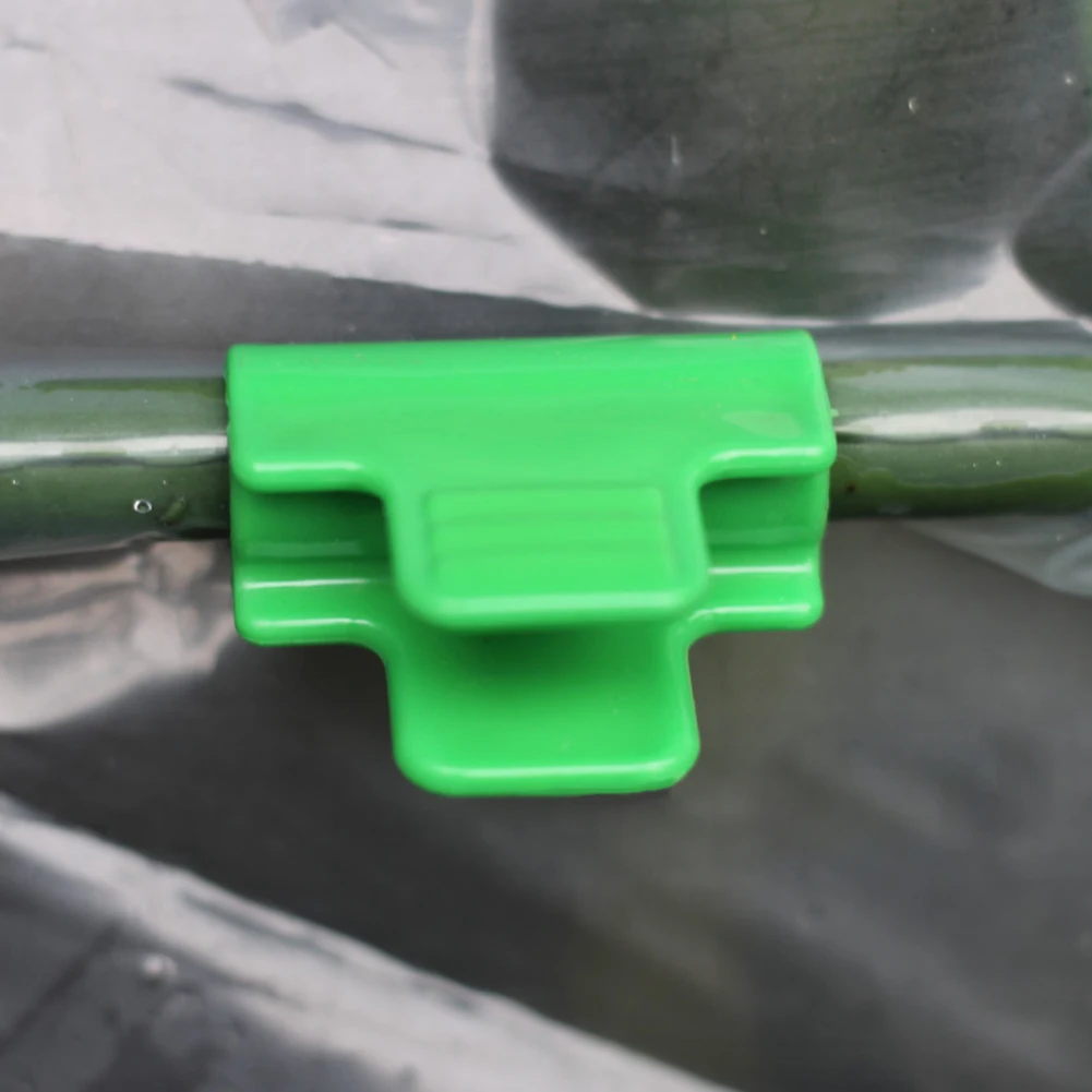 24pcs/lot Pipe Clamp Greenhouse Film Frame Vegetable Fruit Cover Insect Net Sunshade Fixing Clip Home Garden Tools | Дом и сад