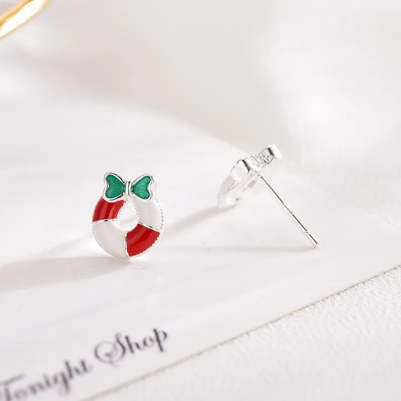 Много стилей модные ювелирные изделия для девочек эмаль Рождественская елка